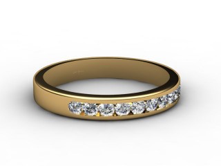 Semi-Set Diamond Eternity Ring 0.33cts. in 18ct. Yellow Gold-88-18087