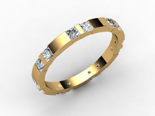 Semi-Set Diamond Eternity Ring 1.35cts. in 18ct. Yellow Gold - 12