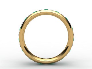 Emerald and Diamond 0.92cts. in 18ct. Yellow Gold - 3