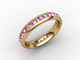 Pink Sapphire and Diamond 0.92cts. in 18ct. Yellow Gold - 12