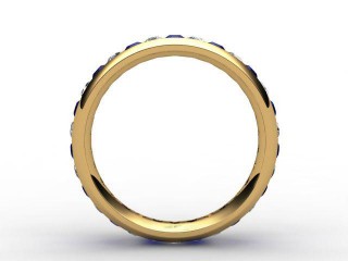 Blue Sapphire and Diamond 0.92cts. in 18ct. Yellow Gold - 3