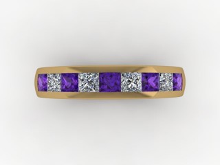 Amethyst and Diamond 1.12cts. in 18ct. Yellow Gold - 9