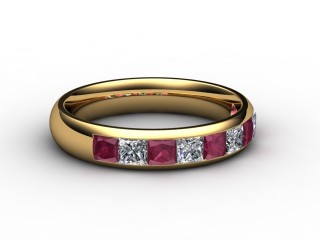 Ruby and Diamond 1.40cts. in 18ct. Yellow Gold-88-18100-122