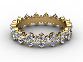 Full Diamond Eternity Ring 1.53cts. in 18ct. Yellow Gold