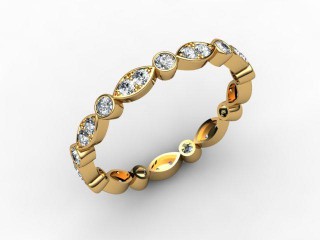 Full Diamond Eternity Ring 0.56cts. in 18ct. Yellow Gold - 12