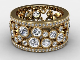 Full Diamond Eternity Ring 3.25cts. in 18ct. Yellow Gold-88-18114