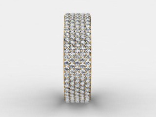 Full Diamond Eternity Ring 1.25cts. in 18ct. Yellow &amp; White Gold - 6