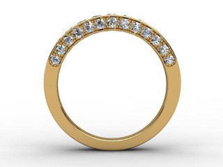 Semi-Set Diamond Eternity Ring 0.75cts. in 18ct. Yellow Gold - 3