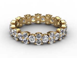 Full Diamond Eternity Ring 1.66cts. in 18ct. Yellow &amp; White Gold-88-18120