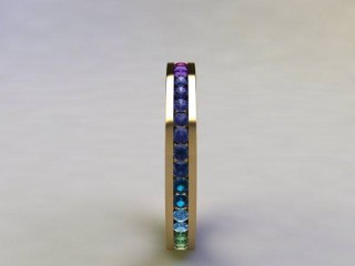 Rainbow Sapphires 1.00cts. in 18ct. Yellow Gold - 6