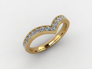 Semi-Set Diamond Eternity Ring 0.38cts. in 18ct. Yellow Gold - 12