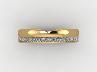 Semi-Set Diamond Eternity Ring 0.23cts. in 18ct. Yellow Gold - 9