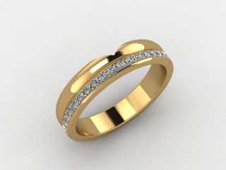 Semi-Set Diamond Eternity Ring 0.23cts. in 18ct. Yellow Gold - 12