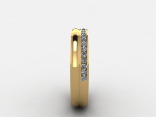 Semi-Set Diamond Eternity Ring 0.24cts. in 18ct. Yellow Gold - 6