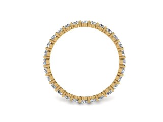 Full Diamond Eternity Ring 0.85cts. in 18ct. Yellow Gold - 9
