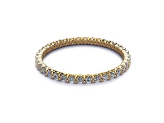 Full Diamond Eternity Ring 0.50cts. in 18ct. Yellow Gold-88-18513