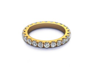 Full Diamond Eternity Ring 1.40cts. in 18ct. Yellow Gold