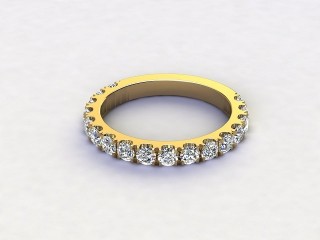 Semi-Set Diamond Eternity Ring 1.00cts. in 18ct. Yellow Gold - 12