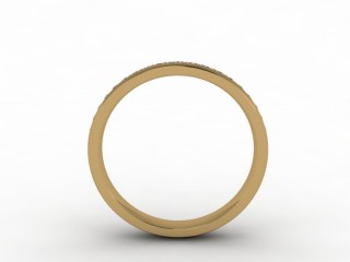 0.26cts. Semi-Set 18ct Gold Eternity Ring - 3