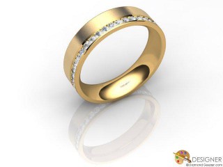 Women's Diamond 18ct. Yellow Gold Court Wedding Ring-D10866-1803-000L