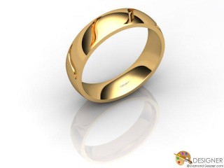 Men's Designer 18ct. Yellow Gold Court Wedding Ring-D10893-1801-000G