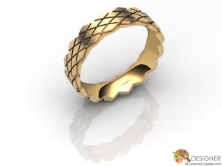 Men's Designer 18ct. Yellow Gold Court Wedding Ring-D10925-1803-000G