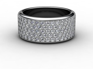 All Diamond Wedding Ring 1.20cts. in Platinum
