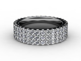 All Diamond Wedding Ring 1.87cts. in Platinum-W88-01066