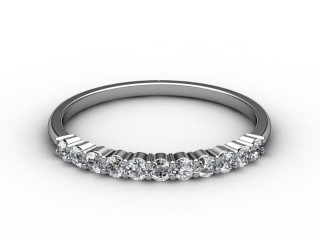 All Diamond Wedding Ring 0.22cts. in Platinum-W88-01118