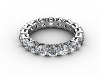 All Diamond Wedding Ring 2.63cts. in Platinum-W88-01122