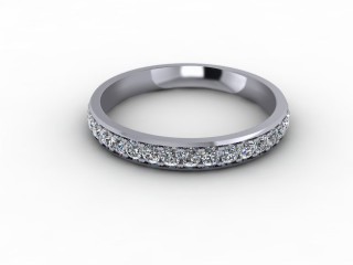 0.48cts. 3/4 Platinum Wedding Ring Ring-W88-01718