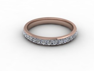 0.62cts. Full 18ct Rose Gold Wedding Ring Ring-W88-04719