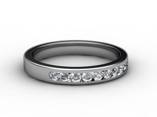 All Diamond Wedding Ring 0.33cts. in 18ct. White Gold