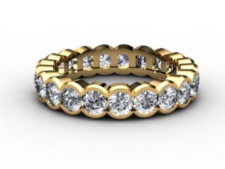 All Diamond Wedding Ring 2.11cts. in 18ct. Yellow Gold-W88-18097