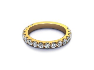 All Diamond Wedding Ring 1.00cts. in 18ct. Yellow Gold-W88-18530