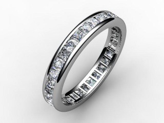 All Diamond Wedding Ring 1.43cts. in Platinum - 9