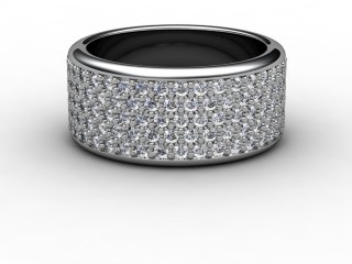 All Diamond Wedding Ring 1.20cts. in Platinum - 12