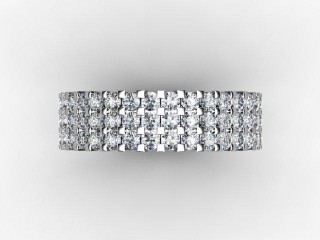 All Diamond Wedding Ring 1.87cts. in Platinum - 9