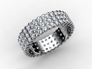 All Diamond Wedding Ring 1.87cts. in Platinum - 15