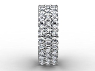 All Diamond Wedding Ring 2.70cts. in Platinum - 6