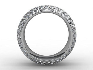 All Diamond Wedding Ring 2.16cts. in Platinum - 3