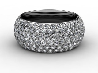 All Diamond Wedding Ring 2.16cts. in Platinum - 12