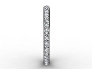 All Diamond Wedding Ring 0.40cts. in Platinum - 6