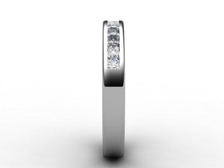 All Diamond Wedding Ring 0.65cts. in Platinum - 6