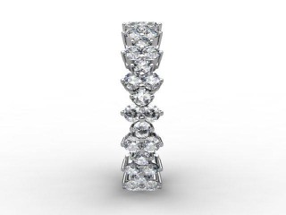 All Diamond Wedding Ring 1.53cts. in Platinum - 6