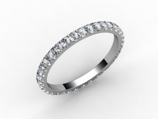 All Diamond Wedding Ring 0.72cts. in Platinum - 12
