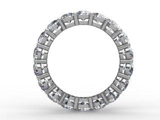 All Diamond Wedding Ring 2.63cts. in Platinum - 3