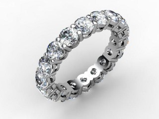 All Diamond Wedding Ring 2.63cts. in Platinum - 12