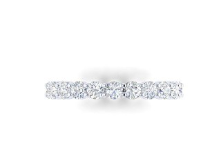 All Diamond Wedding Ring 1.81cts. in Platinum - 3