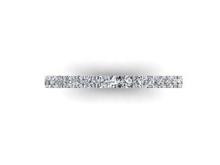 All Diamond Wedding Ring 0.36cts. in Platinum - 3